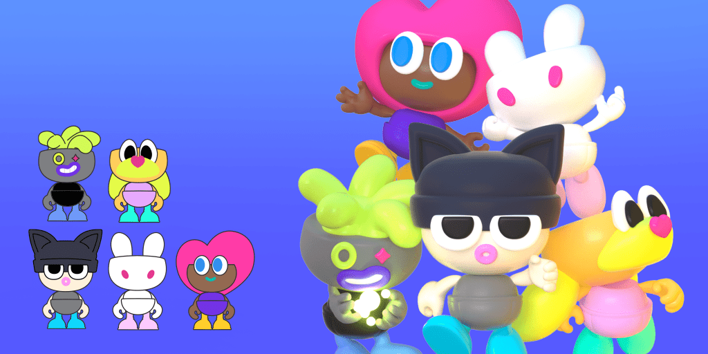 3D 디자인 소프트웨어 Pinch 캐릭터