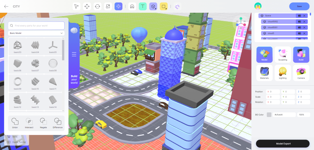 웹 기반 조립형 3D 디자인 소프트웨어, Pinch