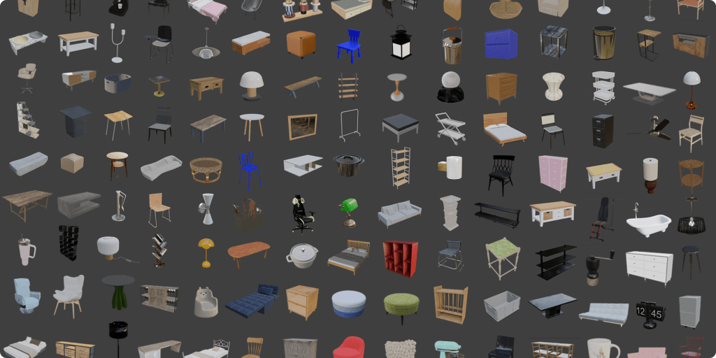 3D 에셋 데이터 대량 구축