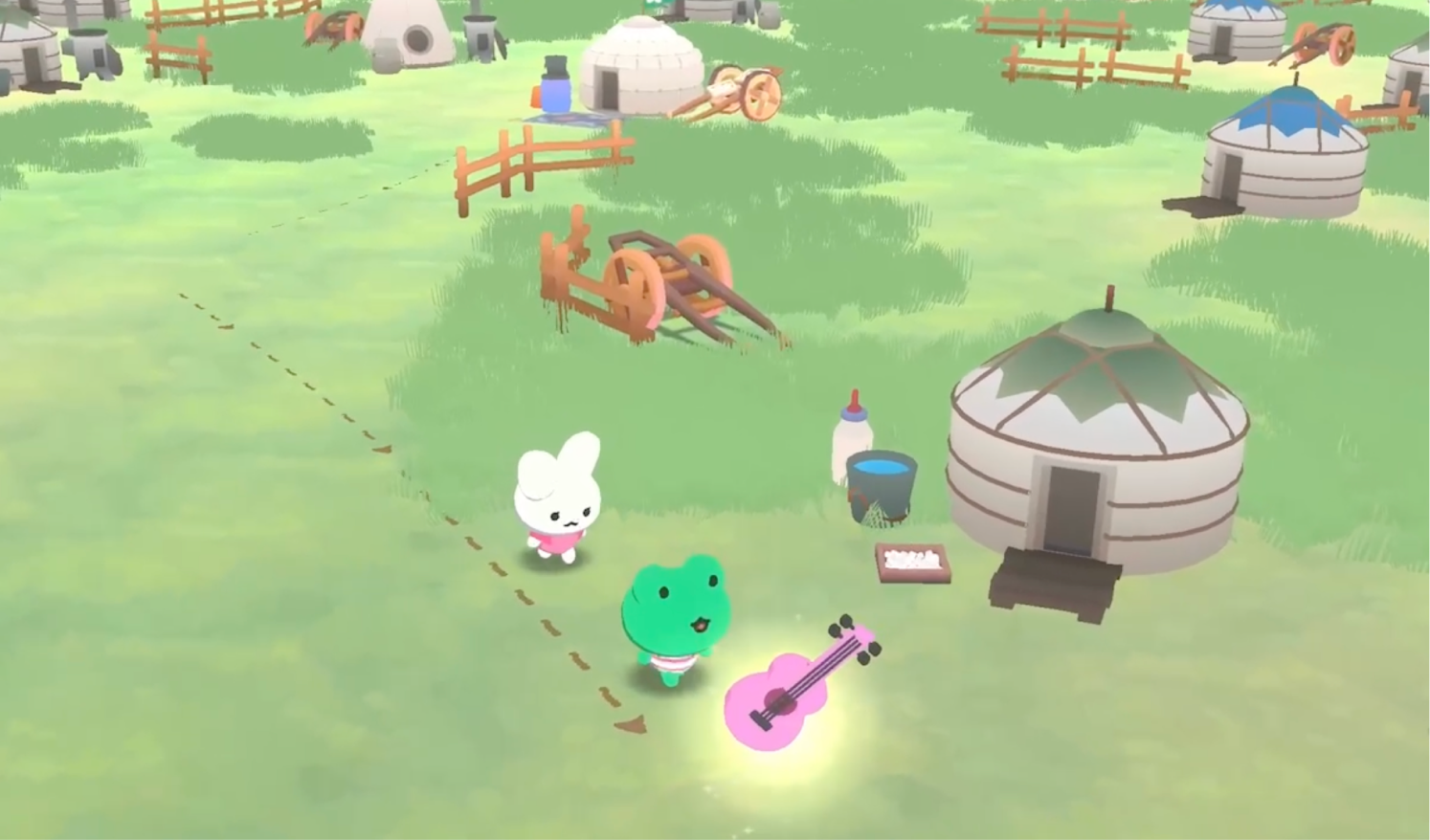 하이퍼이지 상호작용 콘텐츠, 악뮤 아일랜드 플레이 화면